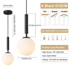 The Solara Textured Glass Pendant