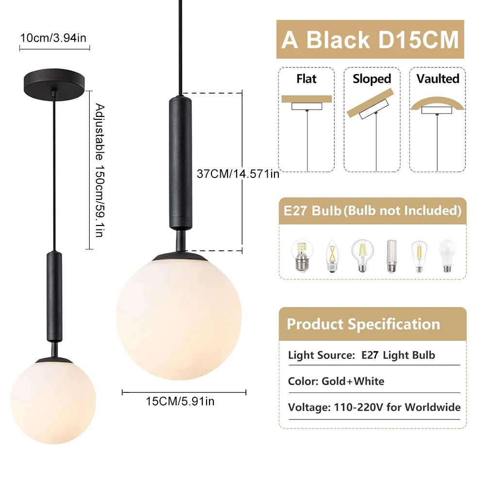 The Solara Textured Glass Pendant