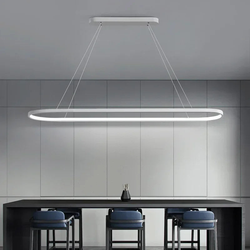 DARHYN - Modern LED Oval Overhead Pendant Light