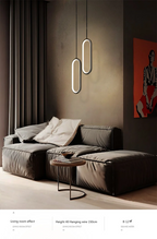 DARHYN - Oval Pendant Light Chandelier
