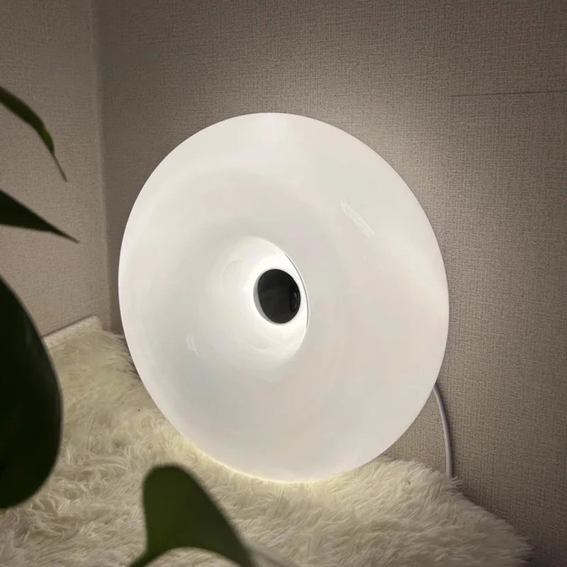 The Orbit Glass Donut Wall Lamp