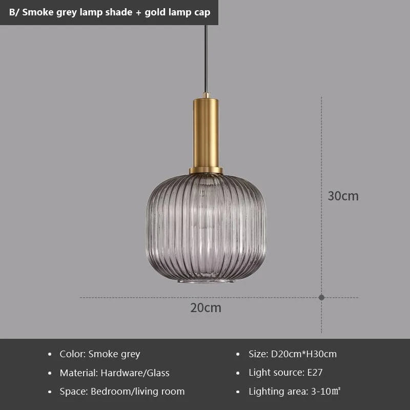 Nordic LED Glass Pendant Lamp