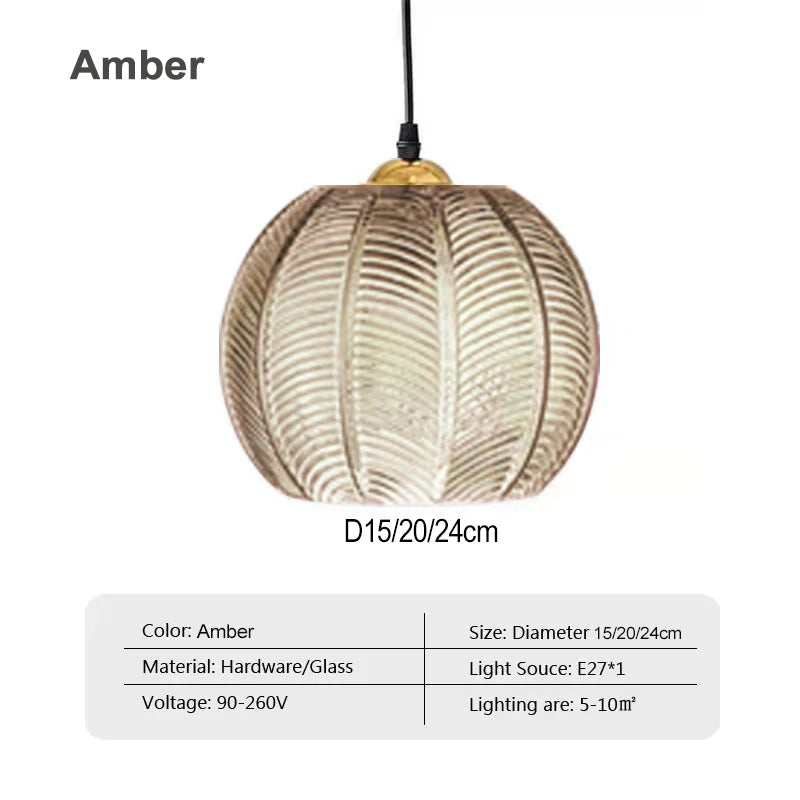 Nordic Glass Pendant Light