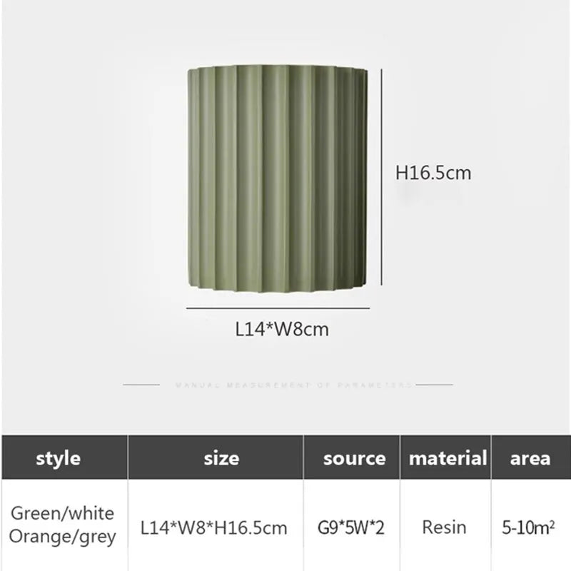 Macaron Resin Wall Light Sconces