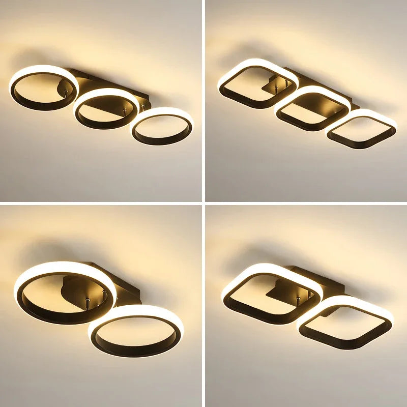 DARHYN - LED Modern Ceiling Light Round Square