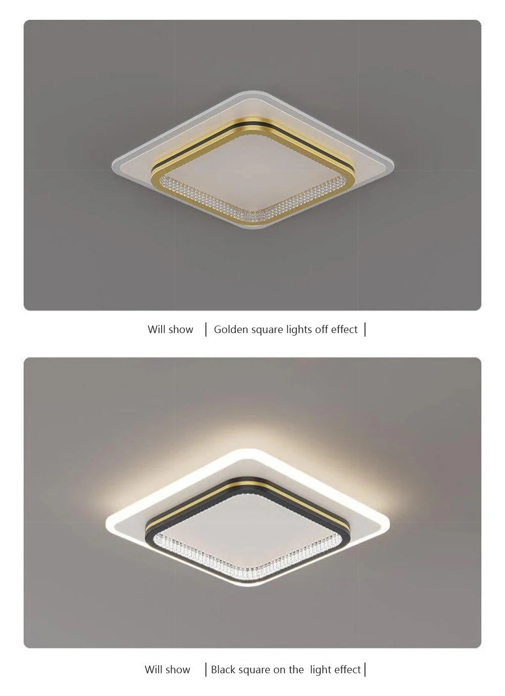 DARHYN - Modern LED Crystal Lampshade Lights