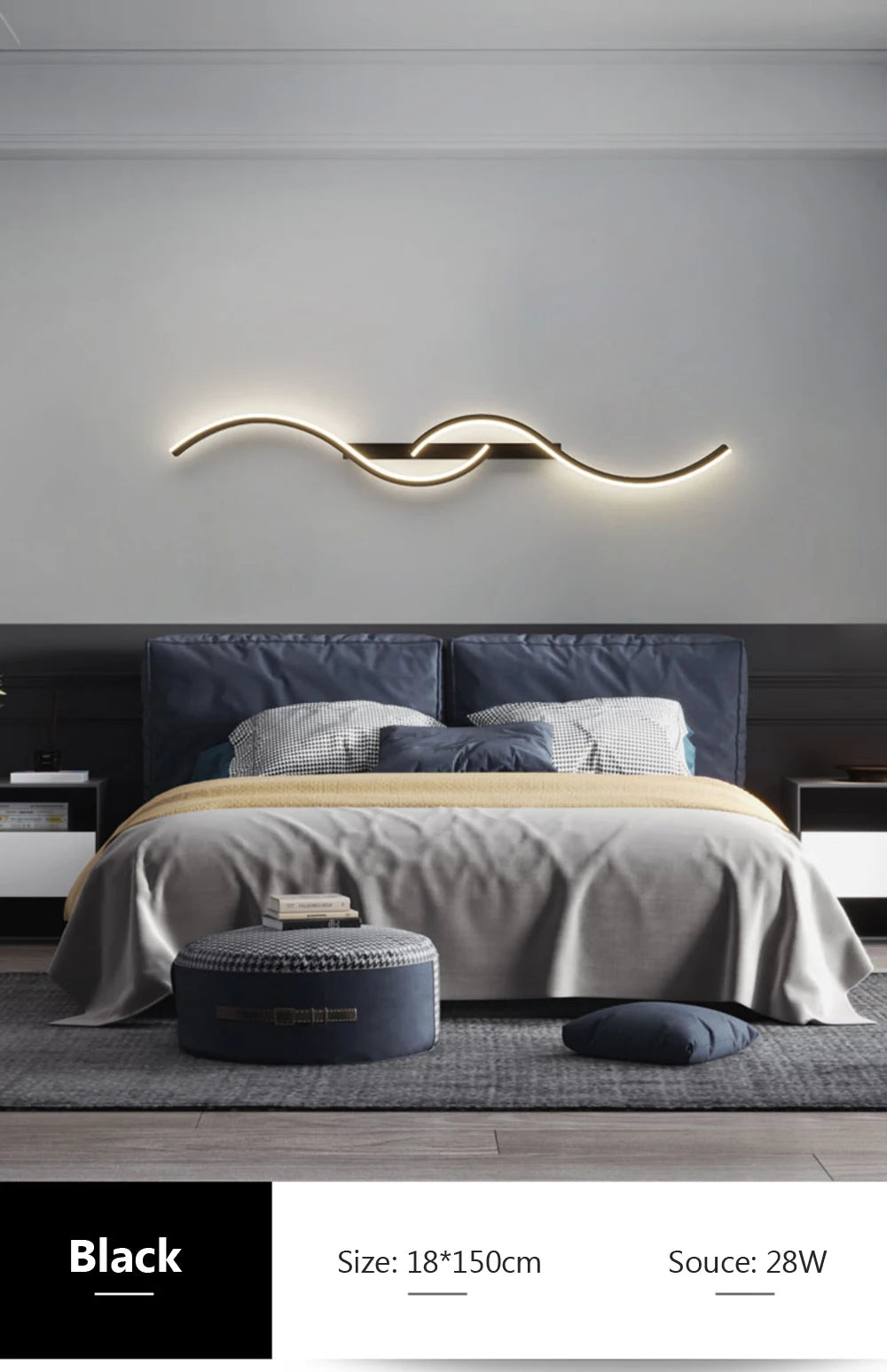 DARHYN - Waves LED Wall Lamp