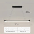 DARHYN - Modern LED Oval Overhead Pendant Light
