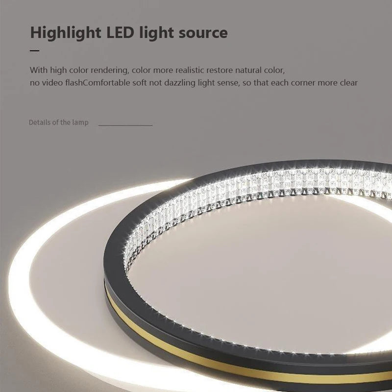 DARHYN - Modern LED Crystal Lampshade Lights