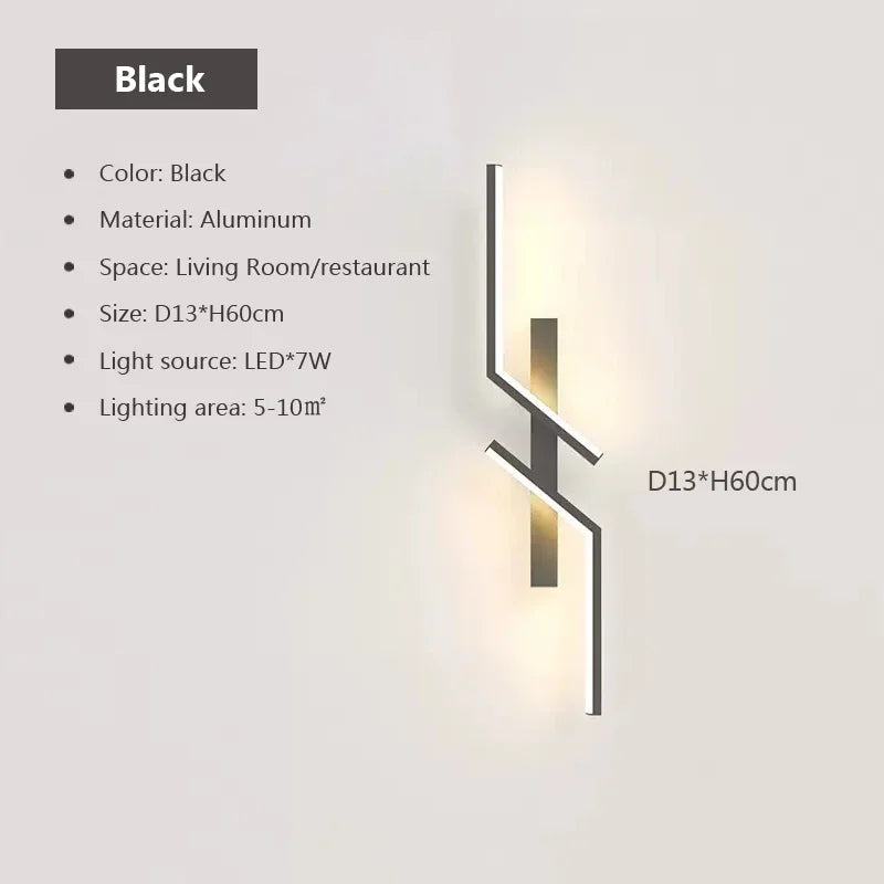 DARHYN - Modern LED Wall Lamp Long Bar Scone
