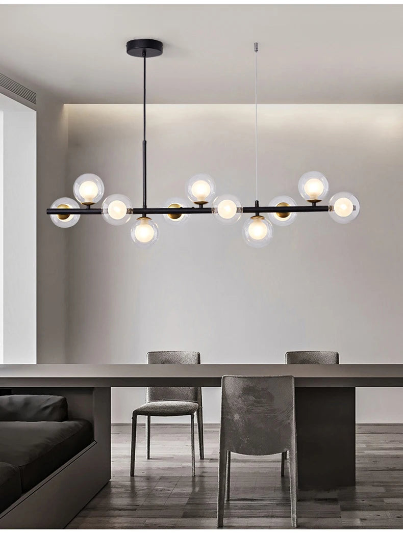 The Eira Nordic Glass Chandelier
