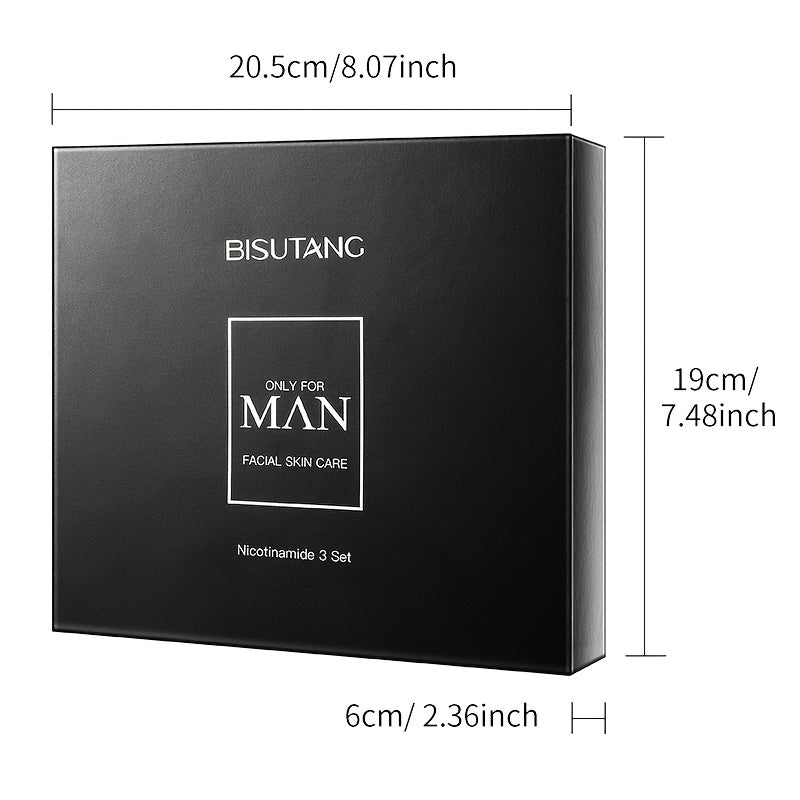 Men’s Niacinamide Facial Care Set 🖤🧔