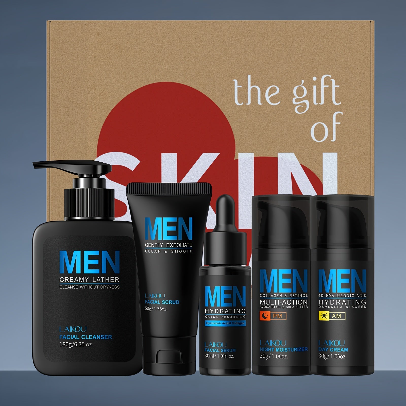 Men’s Ultimate Hydration &amp; Oil-Control Skincare Set 💧🔥