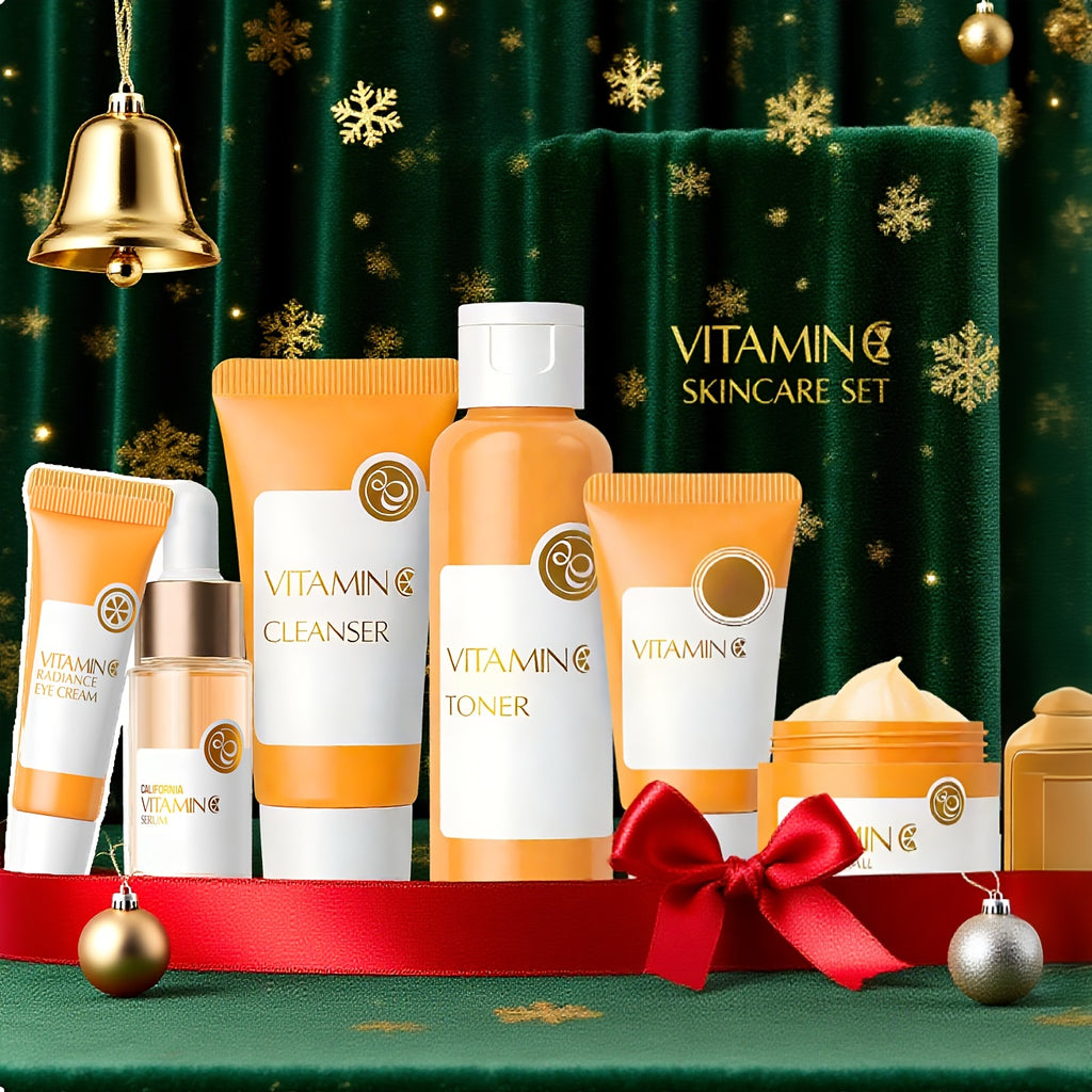 ✨ Vitamin C Complete Skincare Set — Brighten, Hydrate &amp; Transform Your Skin 🍊