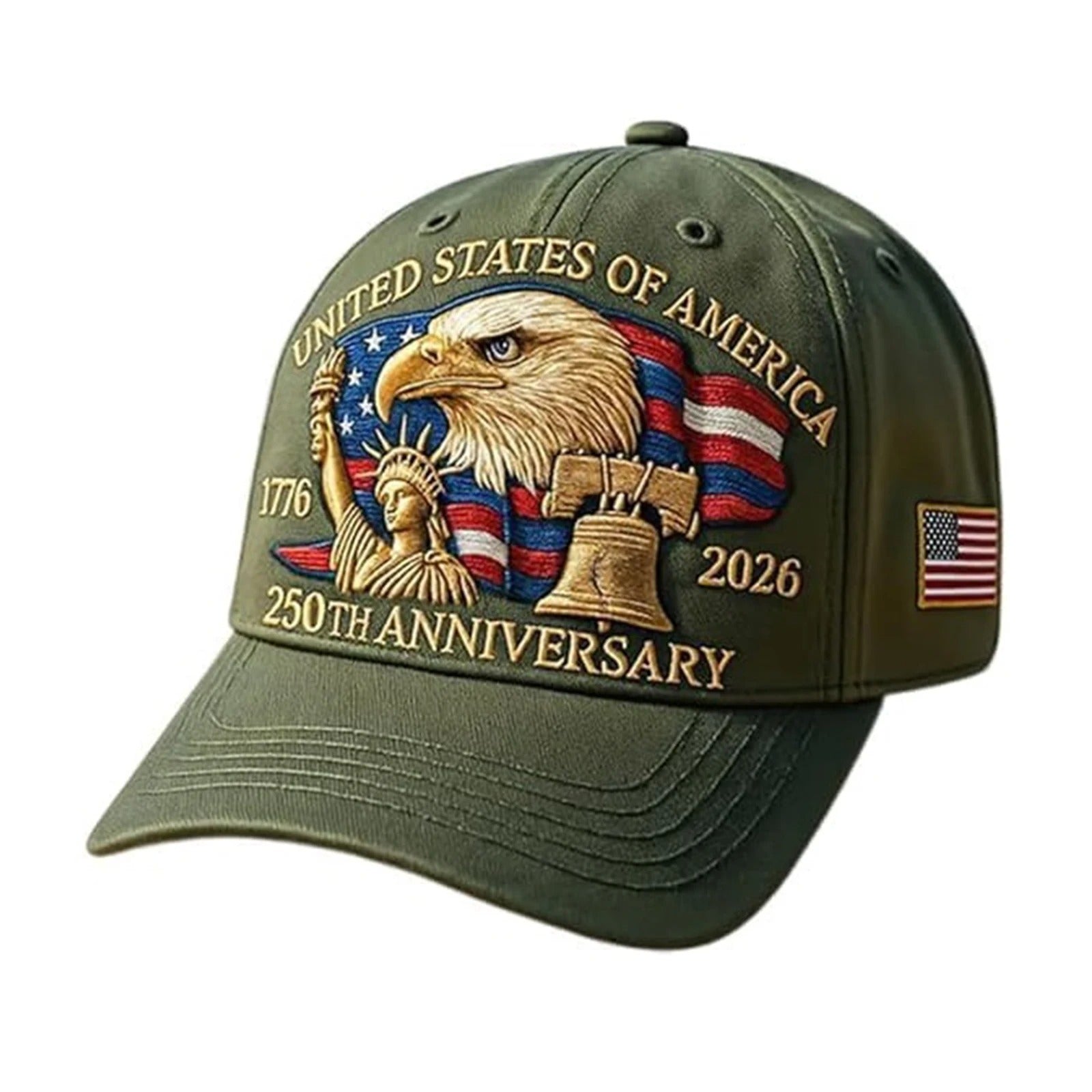 250th Anniversary Patriotic Eagle Cap – Celebrate the Spirit of America