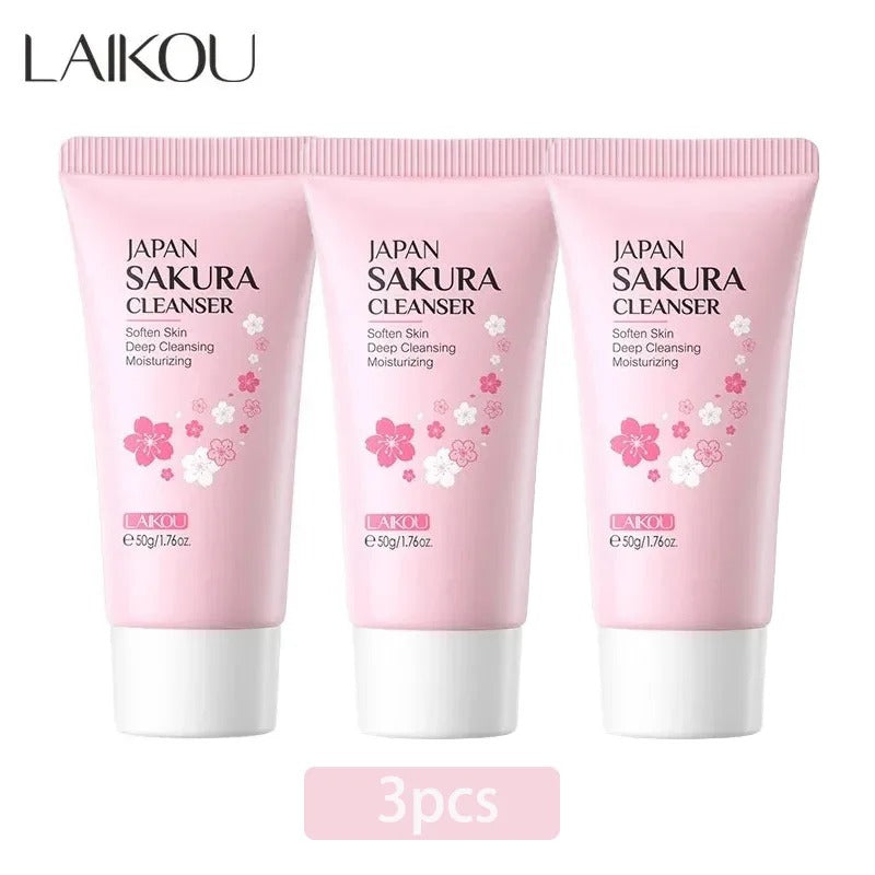 🌸 Japan Sakura Cleanser — Deeply Clean, Softly Glow