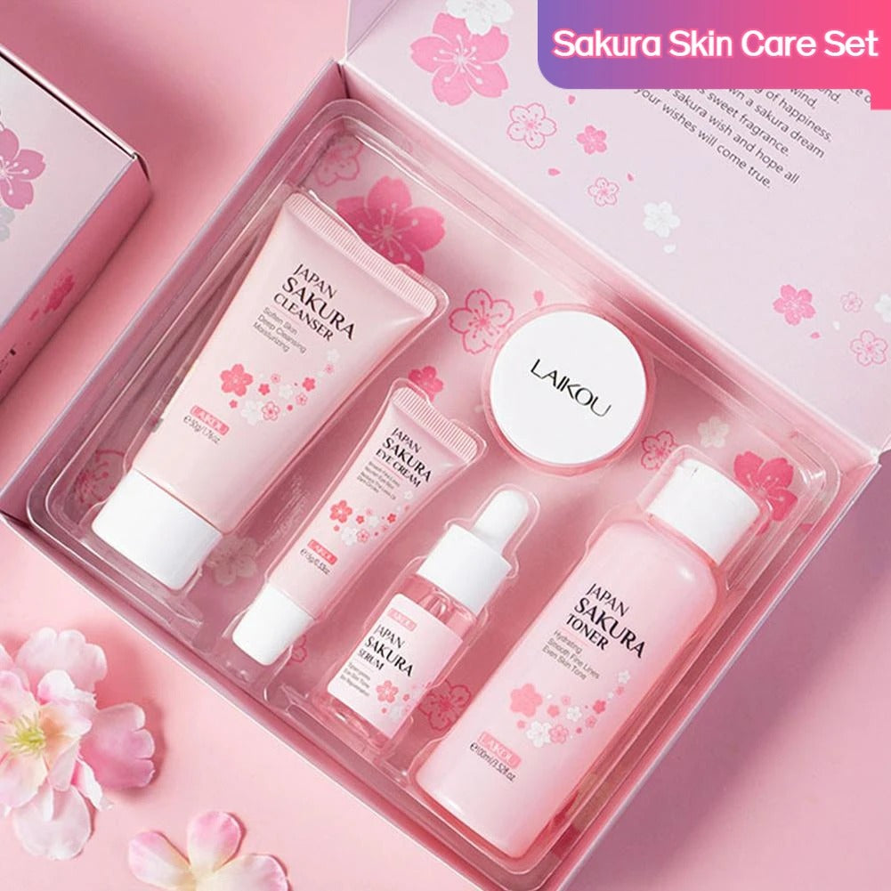 🌸 Japan Sakura 5-Piece Skin Care Set