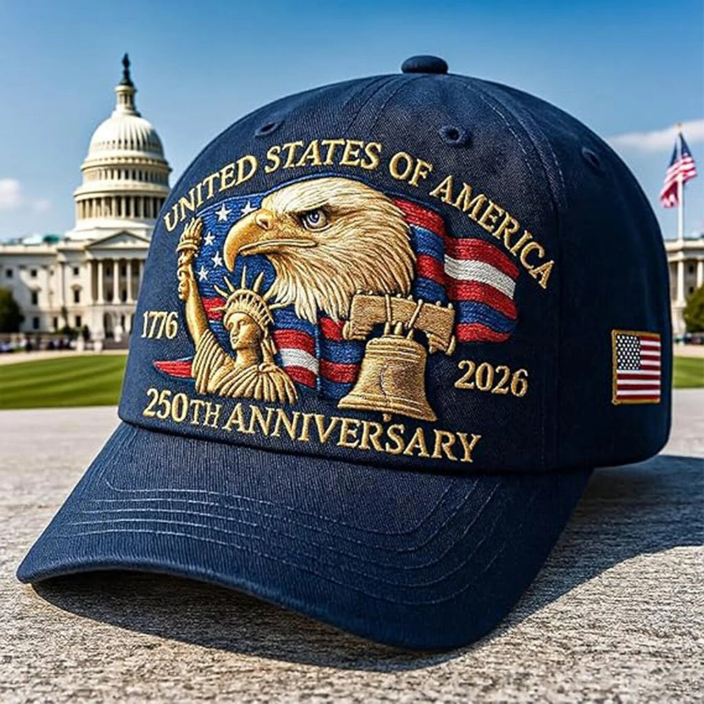 250th Anniversary Patriotic Eagle Cap – Celebrate the Spirit of America