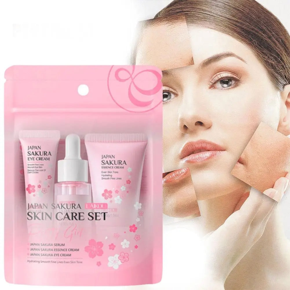 🌸 Japan Sakura 3-Piece Skincare Kit