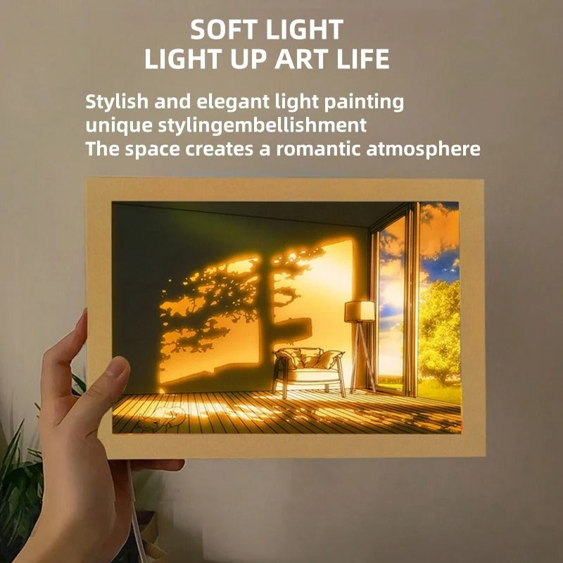 ✨ The Home, City & Sky LED Light Frame Collection – Bring Every View to Life