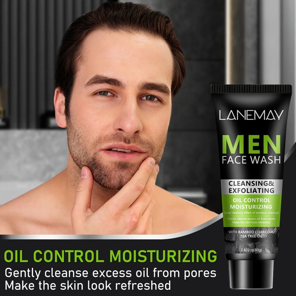 LANEMAY Men’s Oil-Control Face Wash