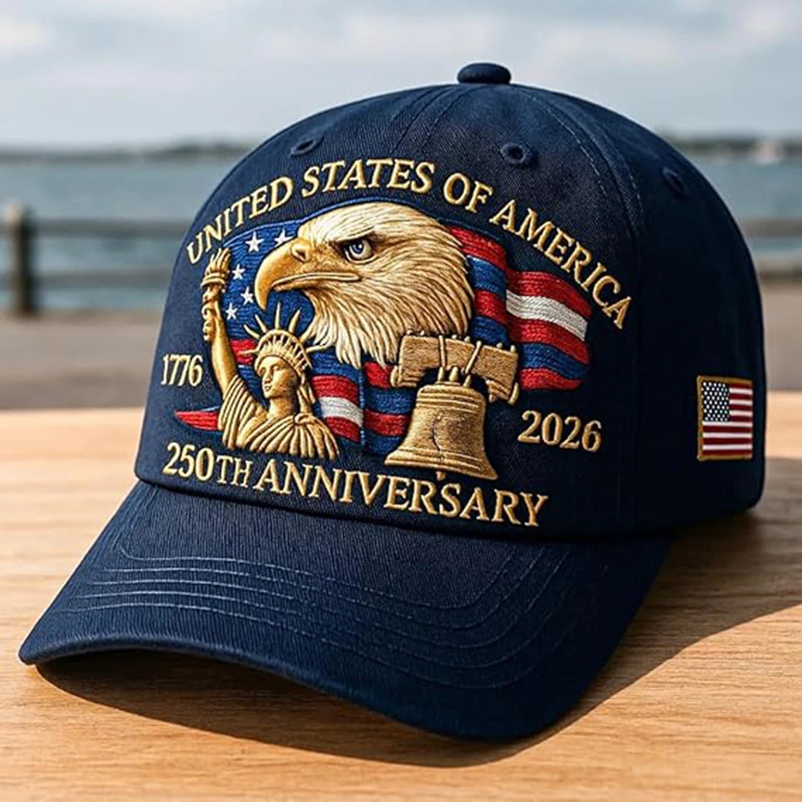 250th Anniversary Patriotic Eagle Cap – Celebrate the Spirit of America