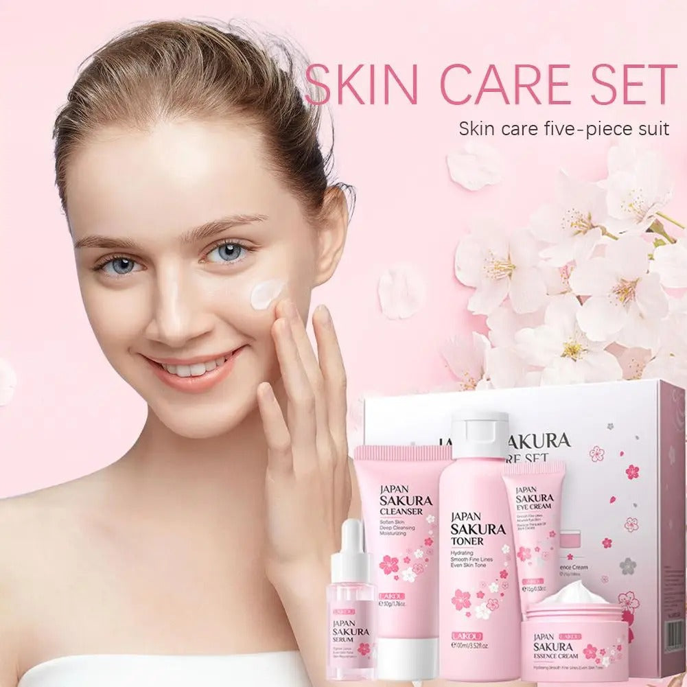 🌸 Japan Sakura 5-Piece Skin Care Set