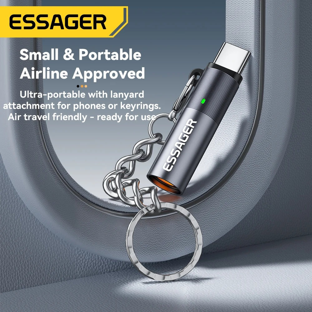⚡ ESSAGER™ Type-C Electric Lighter — Windproof, Rechargeable, and Sleekly Engineered
