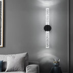 Vertical Glass Wall Sconce