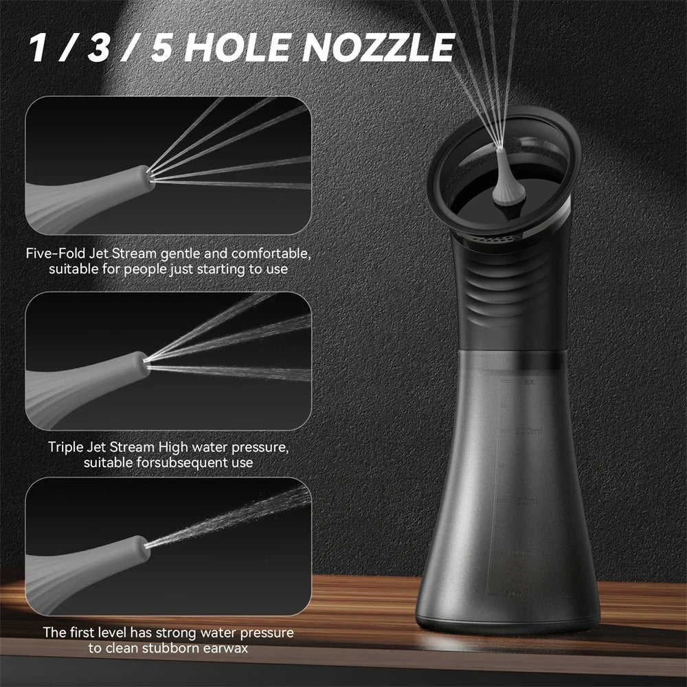 AquaPulse™ Electric Ear Cleaner — The Safe, Warm Water Way to Clean Ears Comfortably