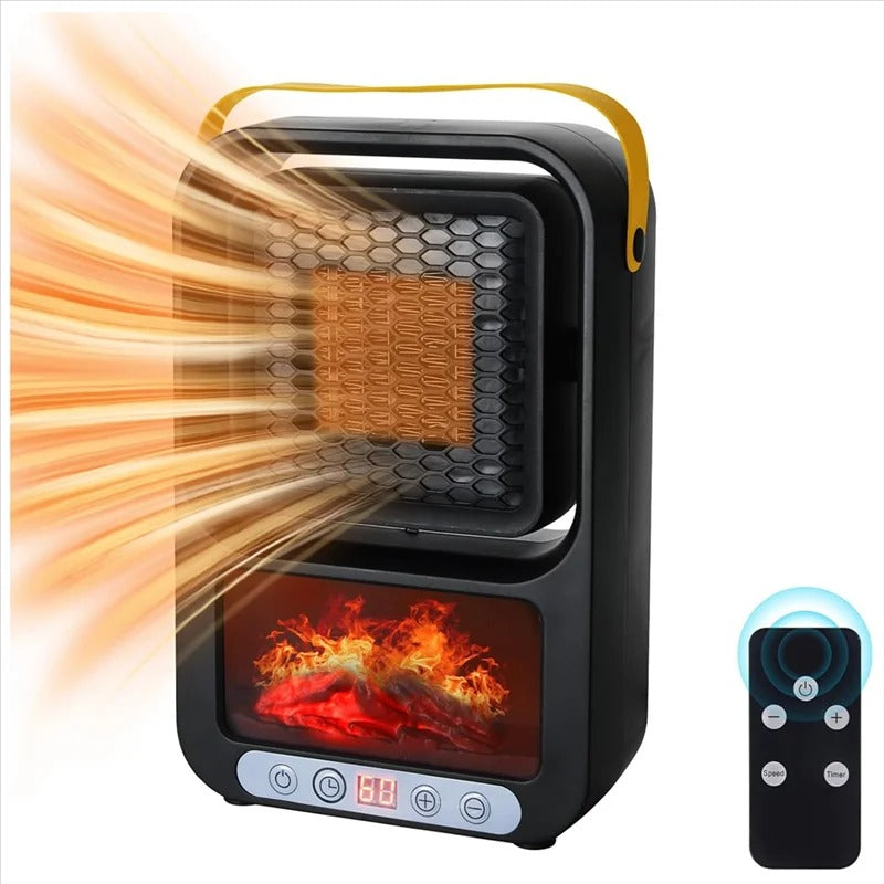 🔥 EmberGlow™ Smart Portable Heater — Cozy Heat with Realistic Flame Ambience