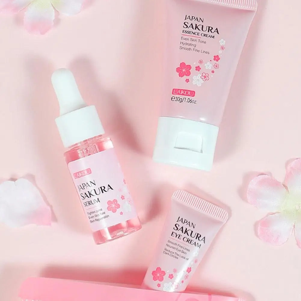 🌸 Japan Sakura 3-Piece Skincare Kit