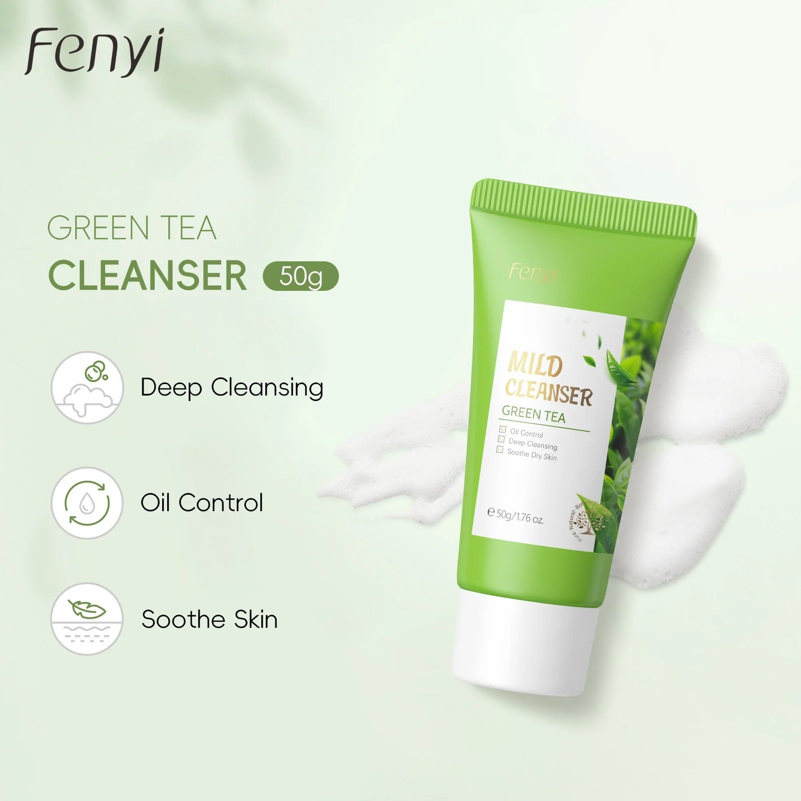 🍃 Green Tea Mild Cleanser