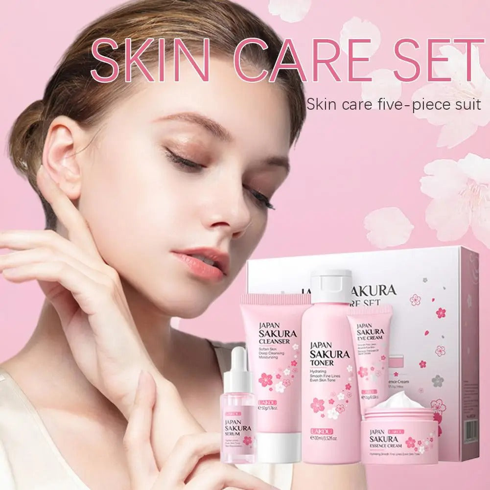 🌸 Japan Sakura 5-Piece Skin Care Set
