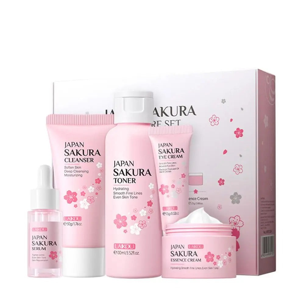 🌸 Japan Sakura 5-Piece Skin Care Set