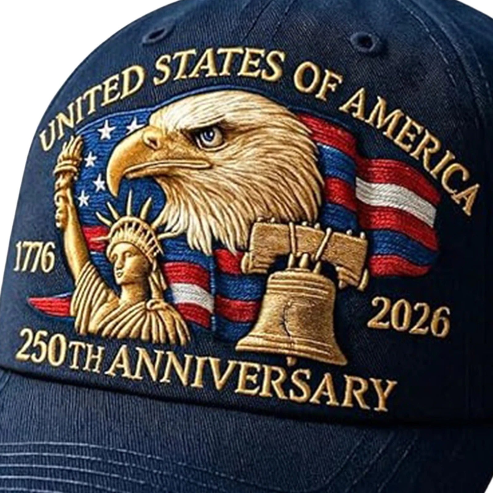 250th Anniversary Patriotic Eagle Cap – Celebrate the Spirit of America
