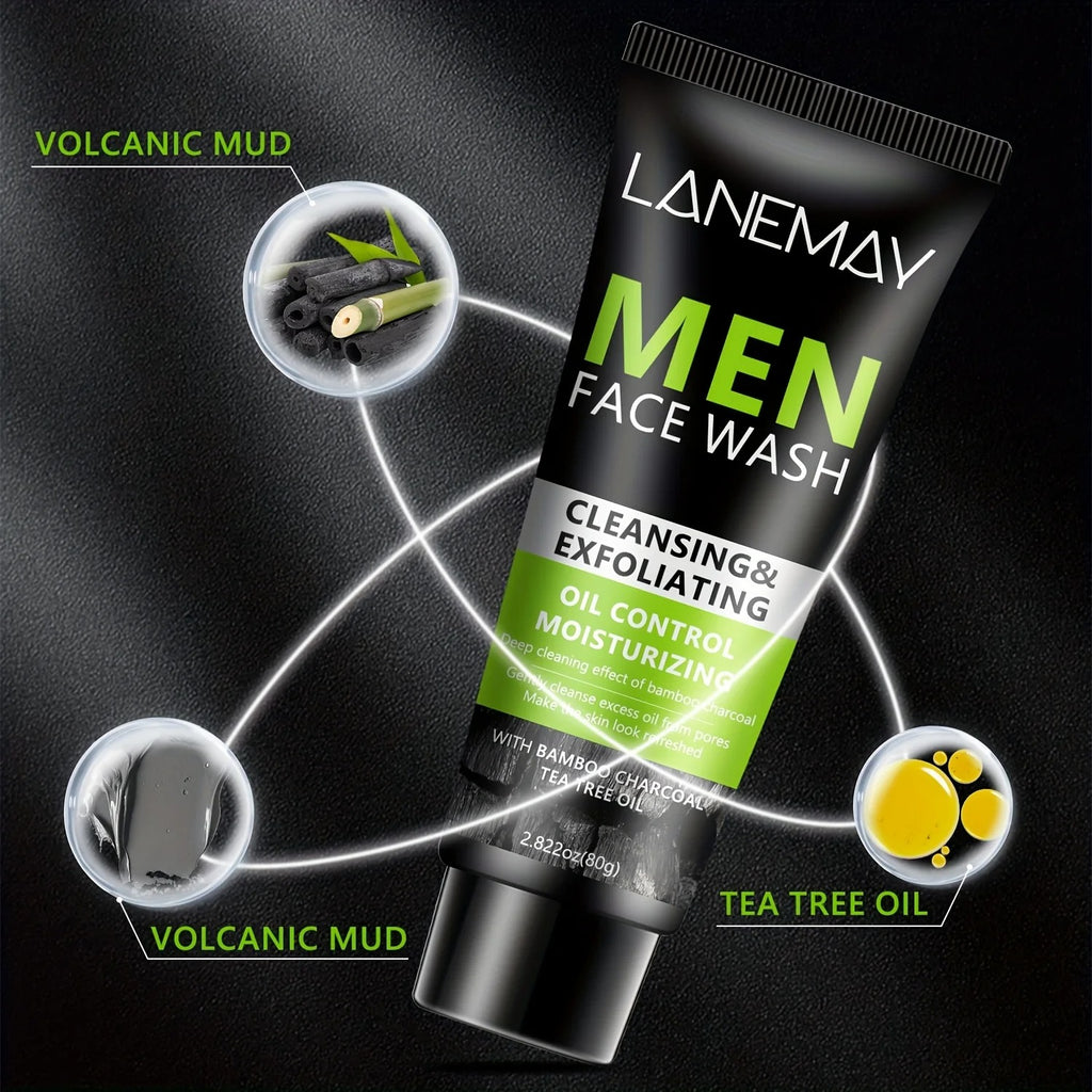 LANEMAY Men’s Oil-Control Face Wash