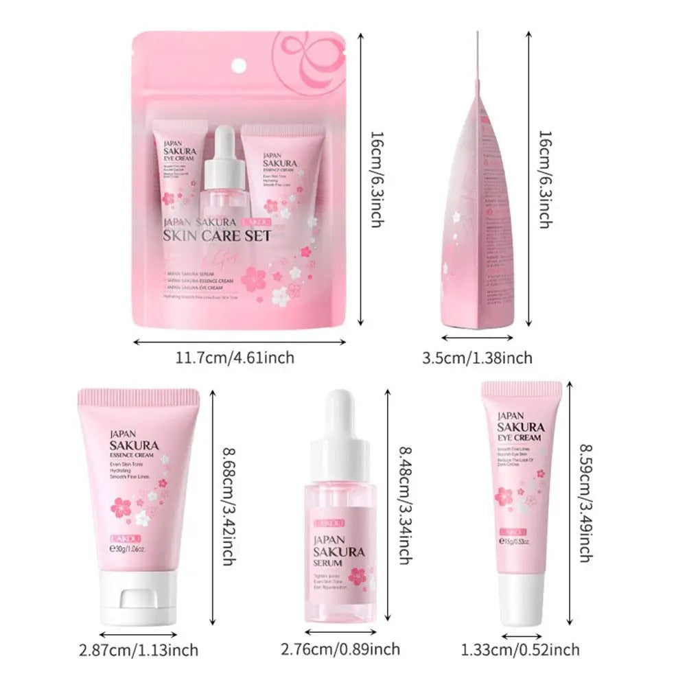 🌸 Japan Sakura 3-Piece Skincare Kit