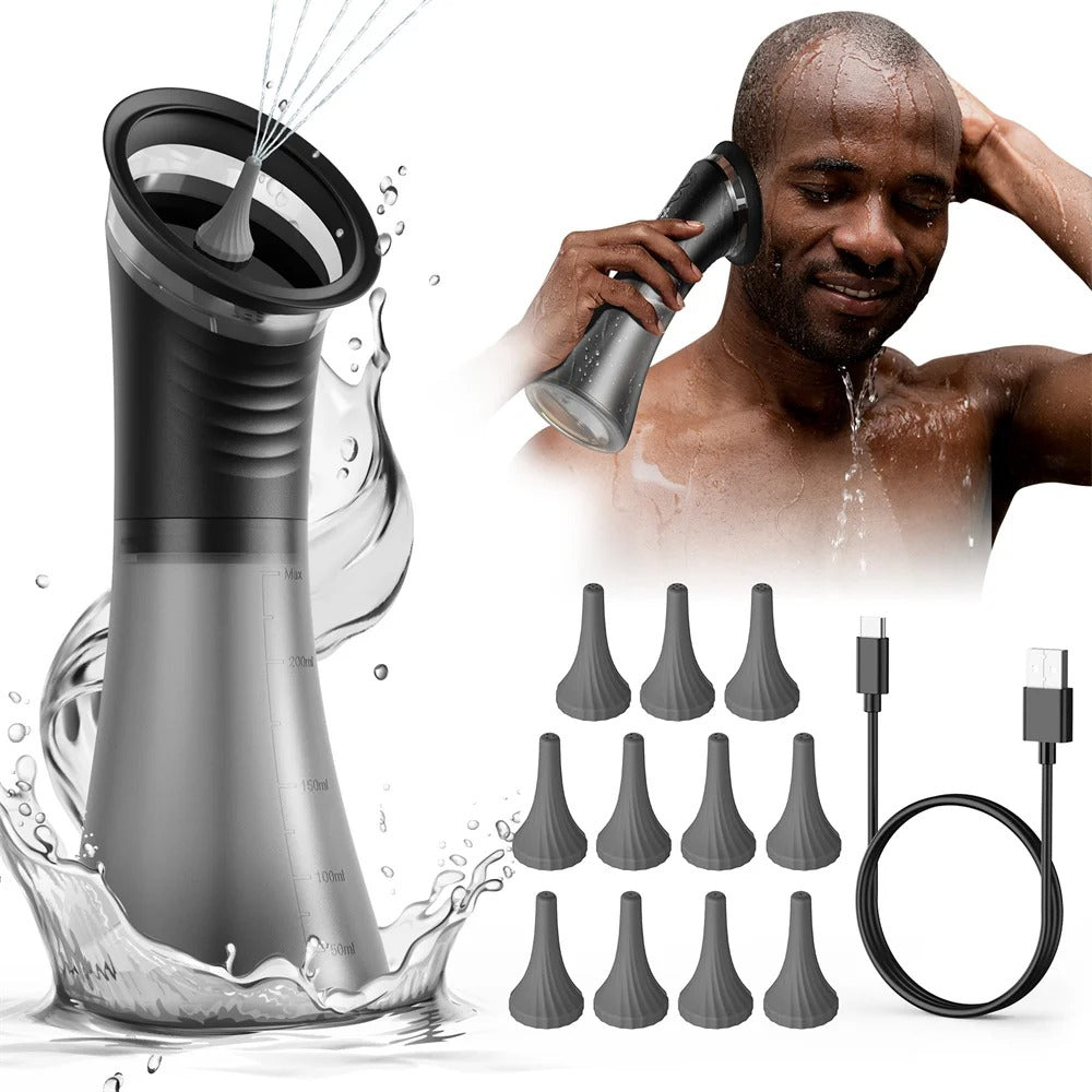 AquaPulse™ Electric Ear Cleaner — The Safe, Warm Water Way to Clean Ears Comfortably