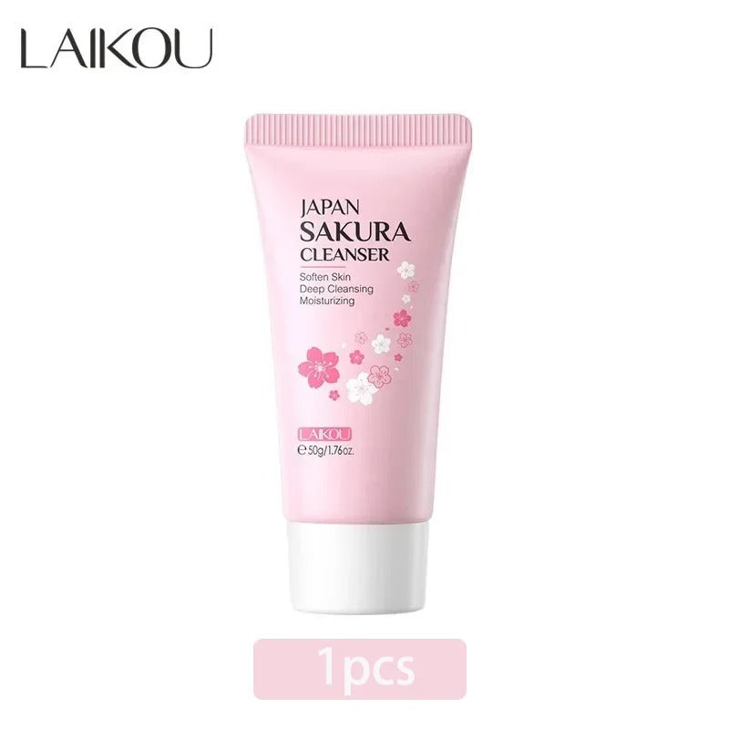 🌸 Japan Sakura Cleanser — Deeply Clean, Softly Glow