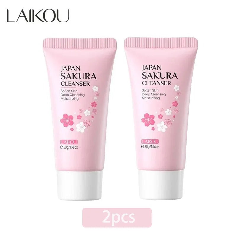🌸 Japan Sakura Cleanser — Deeply Clean, Softly Glow